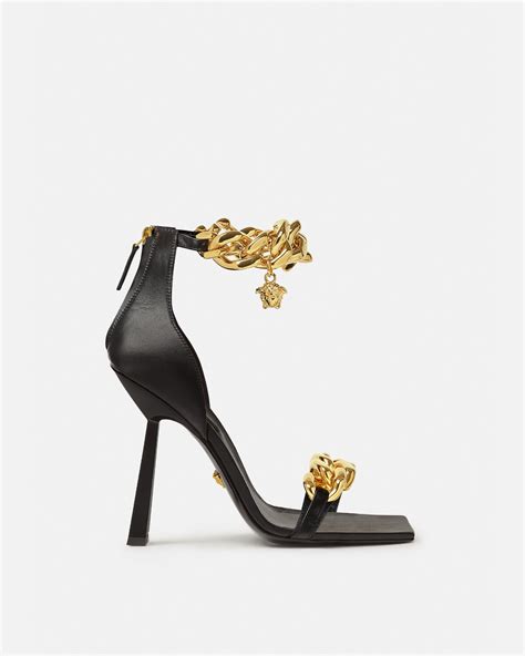 versace vintage logo sandals replica|versace heel sandals.